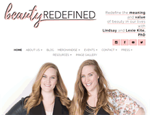 Tablet Screenshot of beautyredefined.org